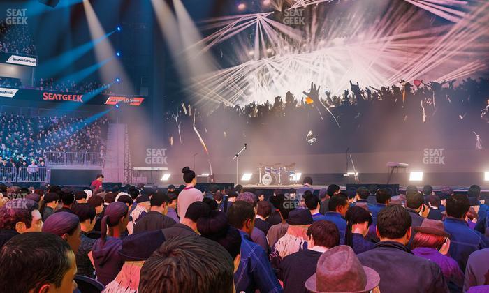 T-Mobile Arena - Section Floor C Seat View