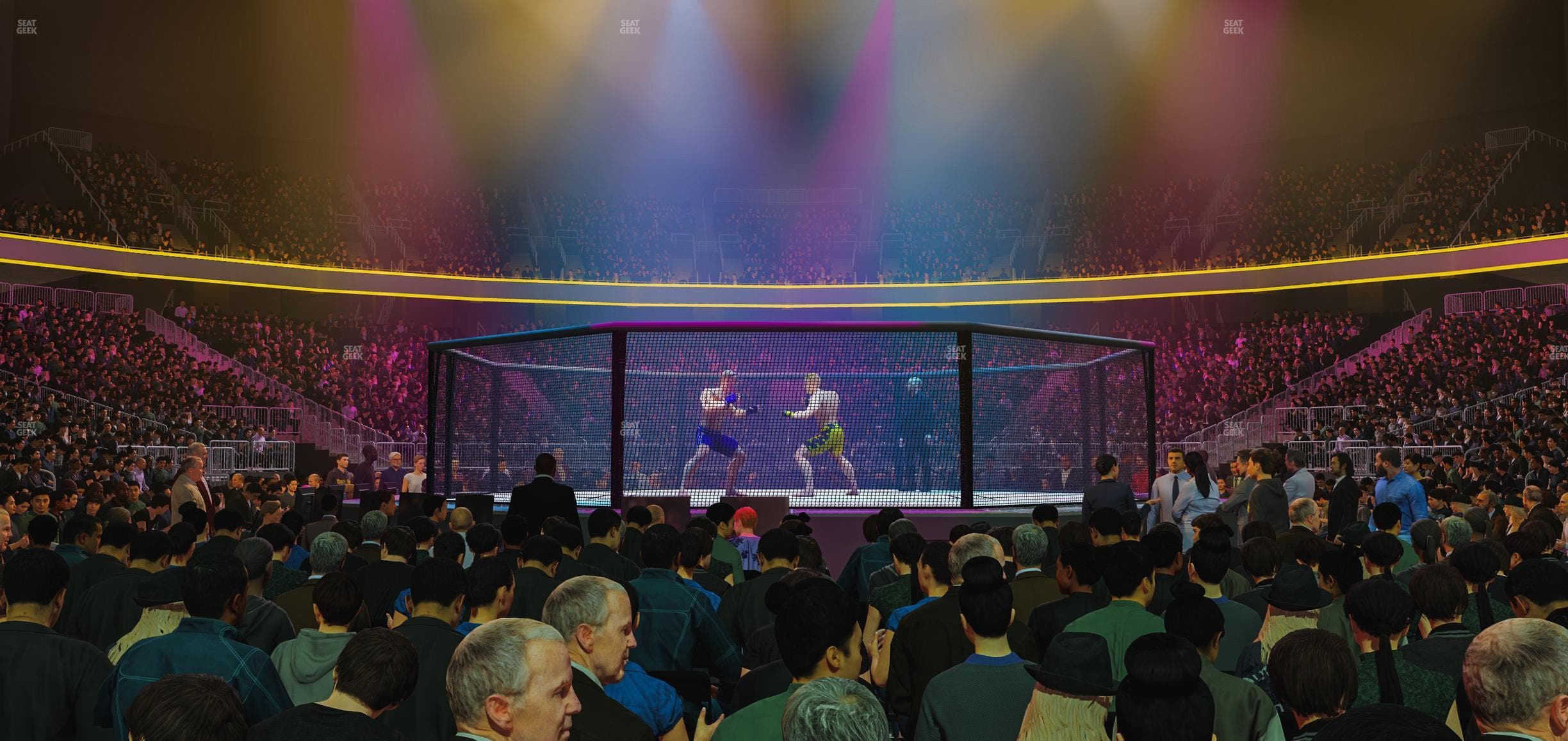 T-Mobile Arena - Section Floor C Seat View