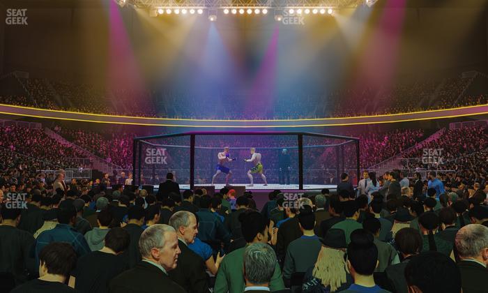 T-Mobile Arena - Section Floor C Seat View