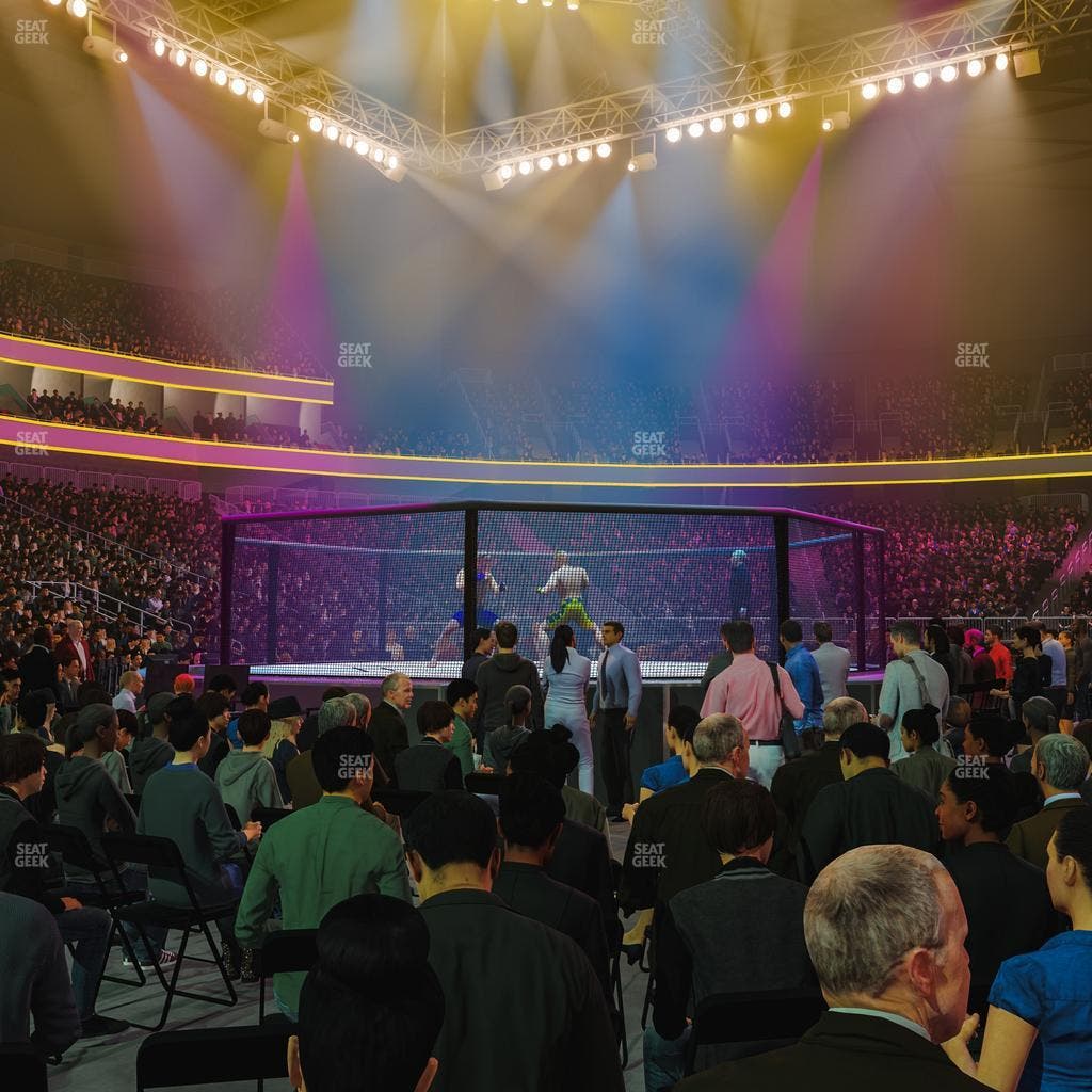 T-Mobile Arena - Section Floor D Seat View