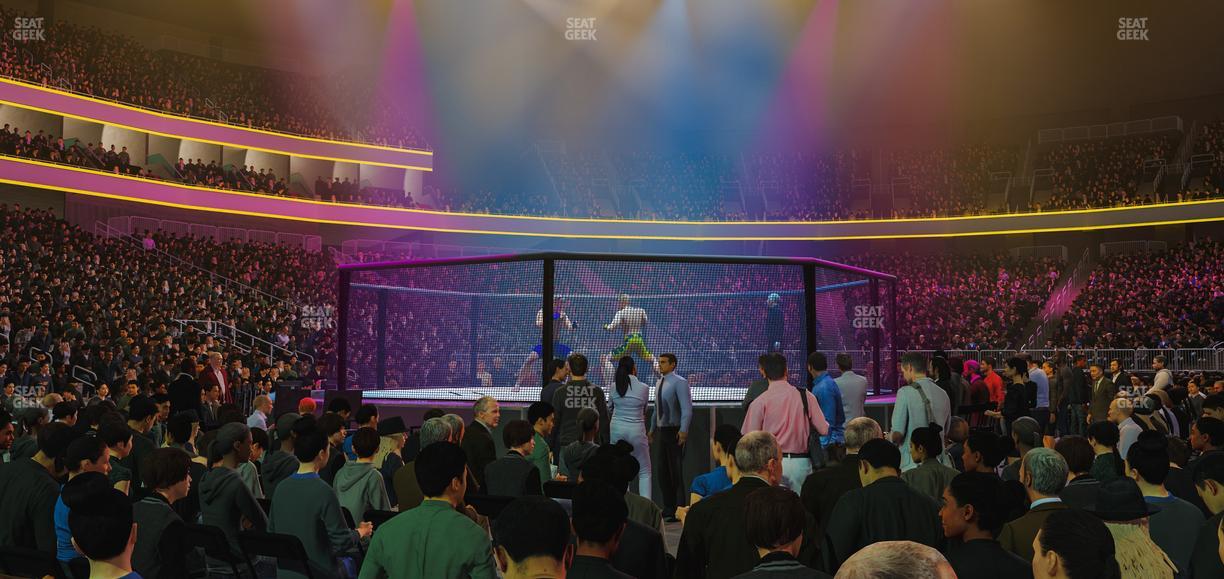 T-Mobile Arena - Section Floor D Seat View