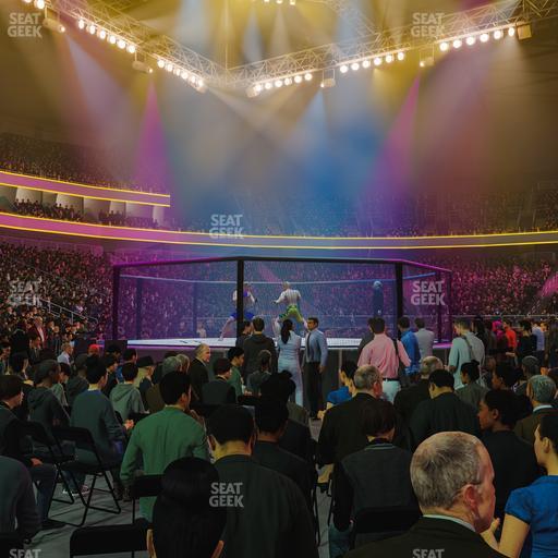 T-Mobile Arena - Section Floor D Seat View