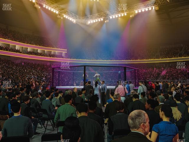 T-Mobile Arena - Section Floor D Seat View