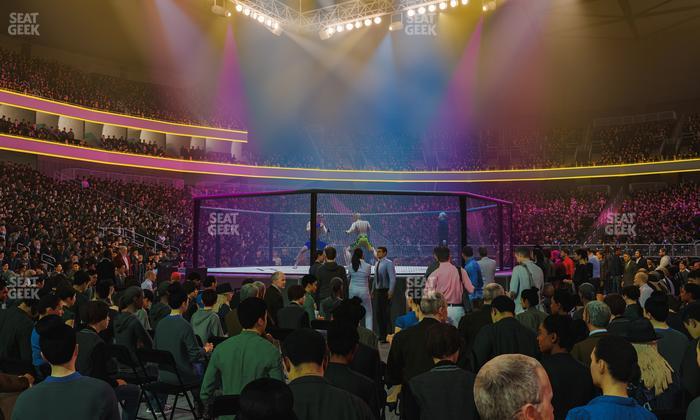 T-Mobile Arena - Section Floor D Seat View