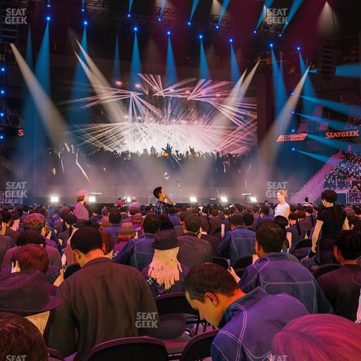 T-Mobile Arena - Section Floor D Seat View