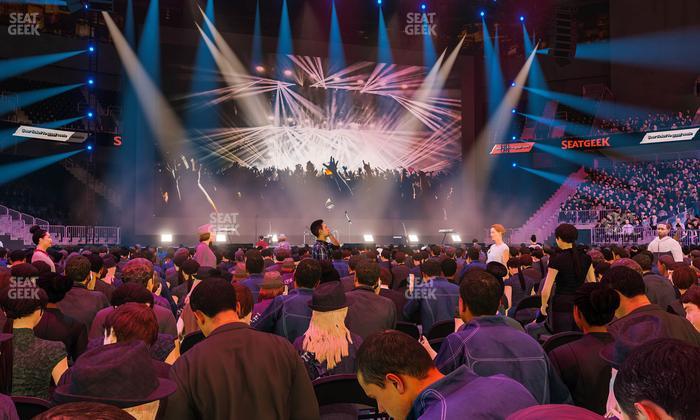 T-Mobile Arena - Section Floor D Seat View