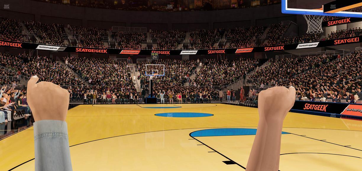 T-Mobile Arena - Section Floor D Seat View