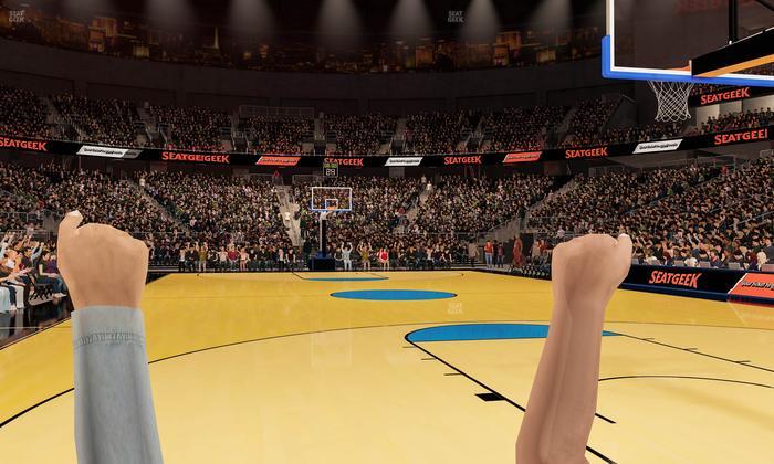 T-Mobile Arena - Section Floor D Seat View