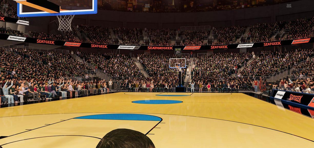 T-Mobile Arena - Section Floor E Seat View