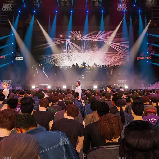 T-Mobile Arena - Section Floor E Seat View