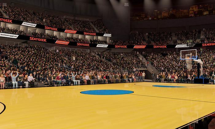 T-Mobile Arena - Section Floor F Seat View