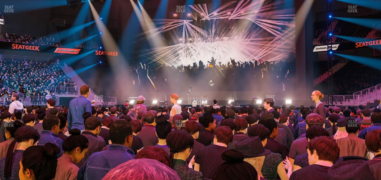 T-Mobile Arena - Section Floor F Seat View