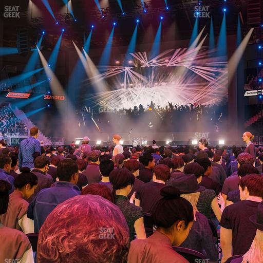 T-Mobile Arena - Section Floor F Seat View