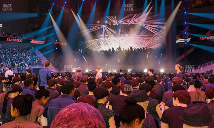 T-Mobile Arena - Section Floor F Seat View