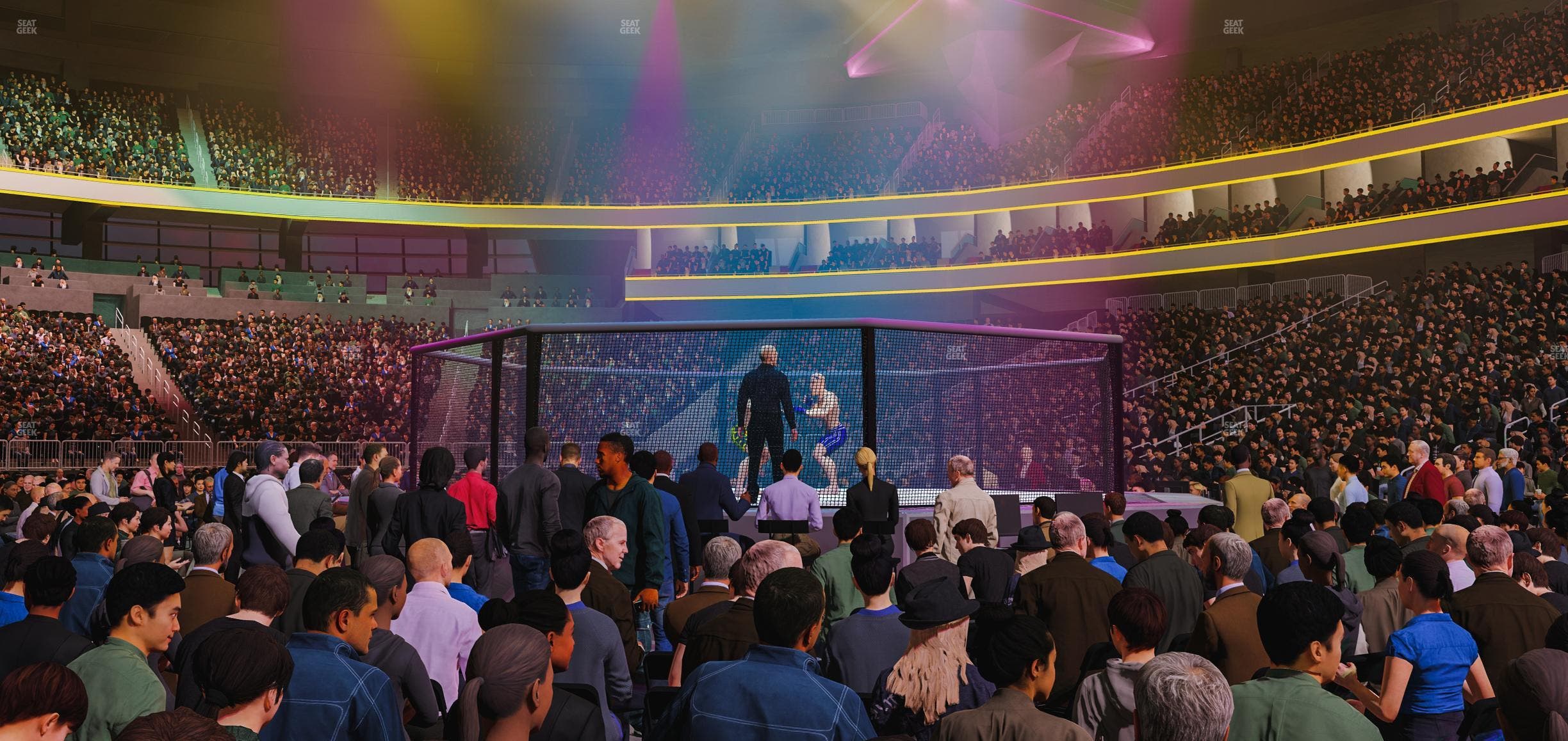 T-Mobile Arena - Section Floor F Seat View