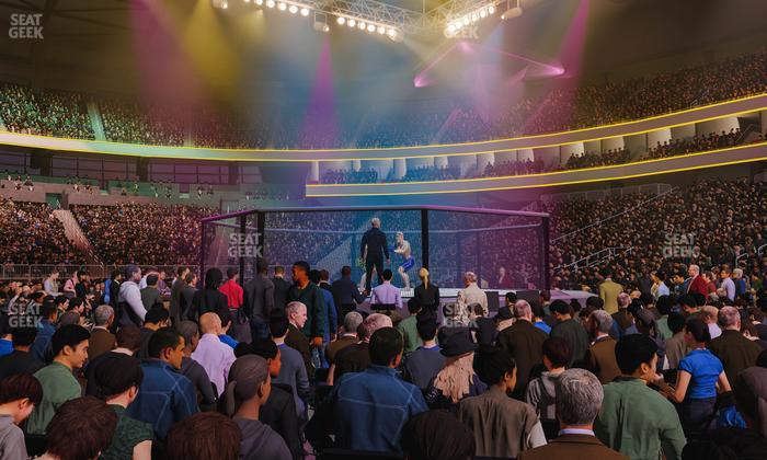 T-Mobile Arena - Section Floor F Seat View