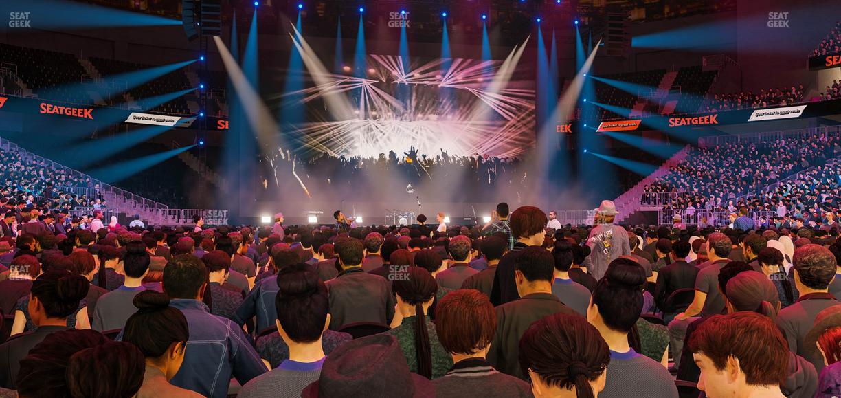 T-Mobile Arena - Section Floor G Seat View