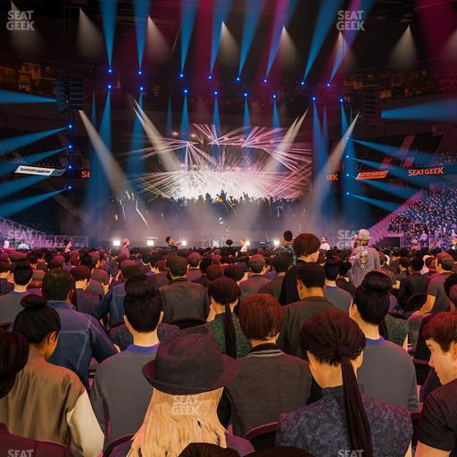 T-Mobile Arena - Section Floor G Seat View