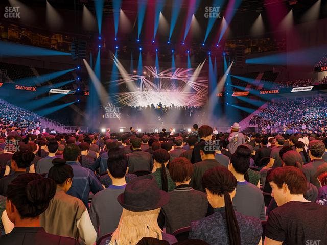 T-Mobile Arena - Section Floor G Seat View