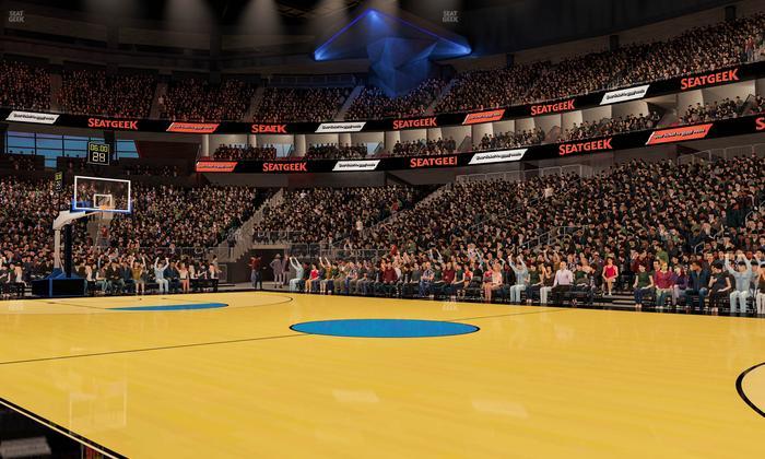 T-Mobile Arena - Section Floor G Seat View