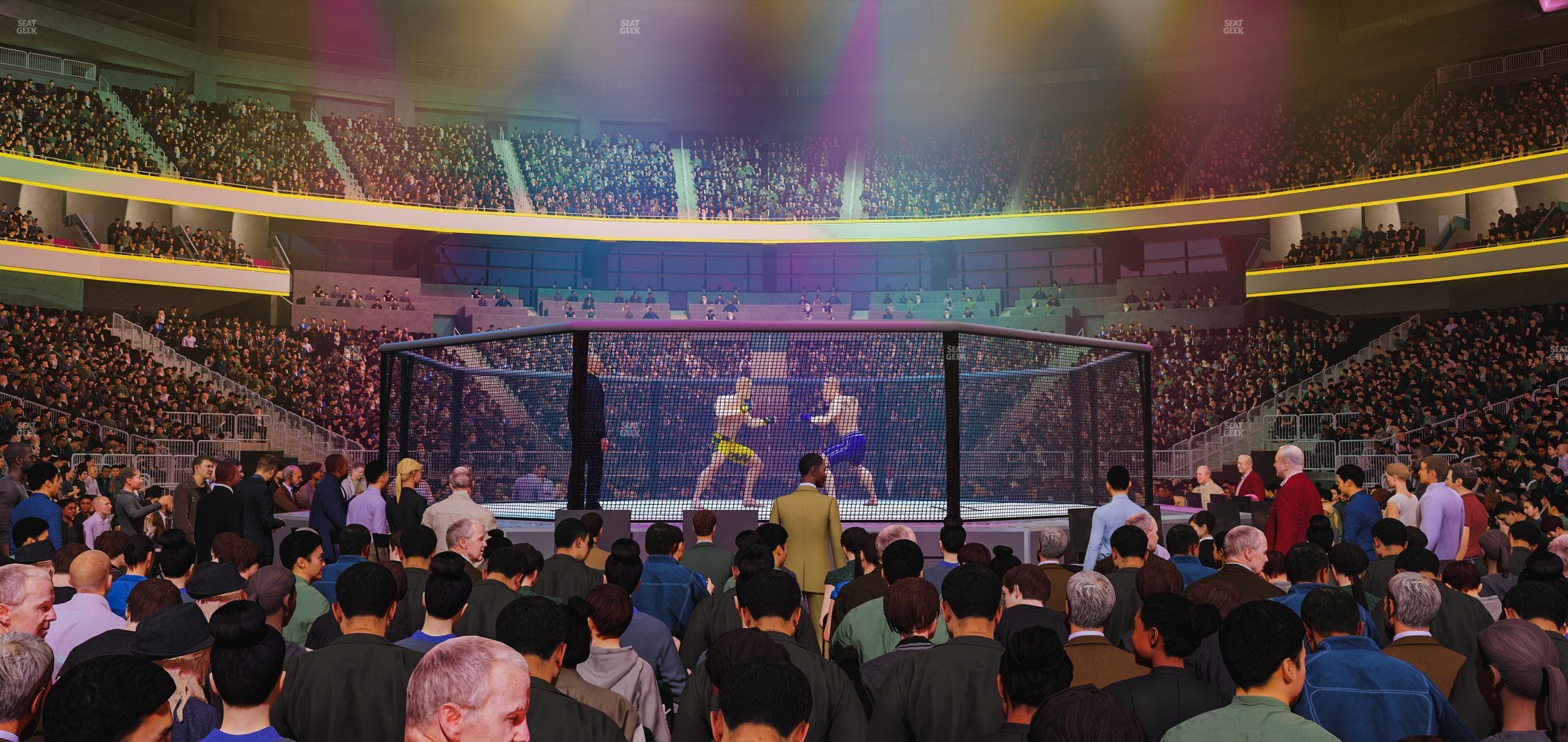 T-Mobile Arena - Section Floor G Seat View