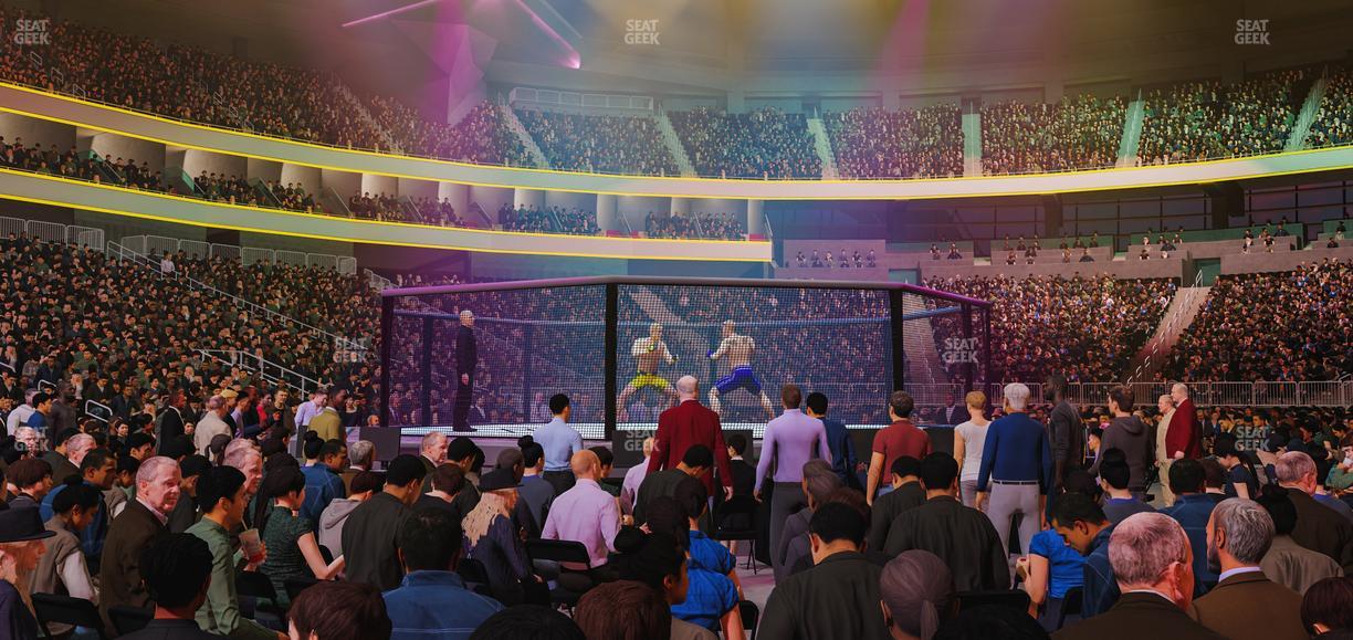 T-Mobile Arena - Section Floor H Seat View