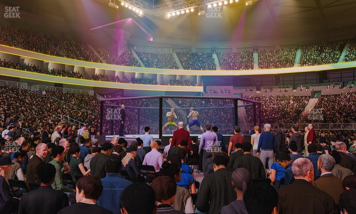 T-Mobile Arena - Section Floor H Seat View