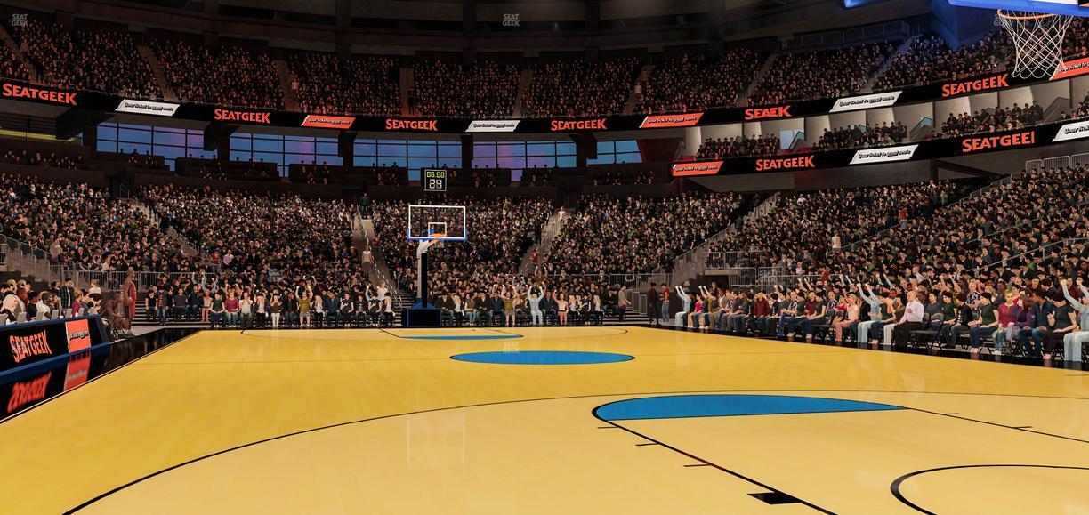 T-Mobile Arena - Section Floor H Seat View