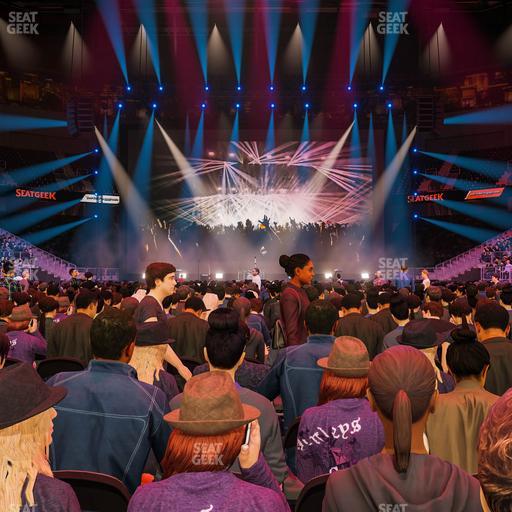 T-Mobile Arena - Section Floor H Seat View