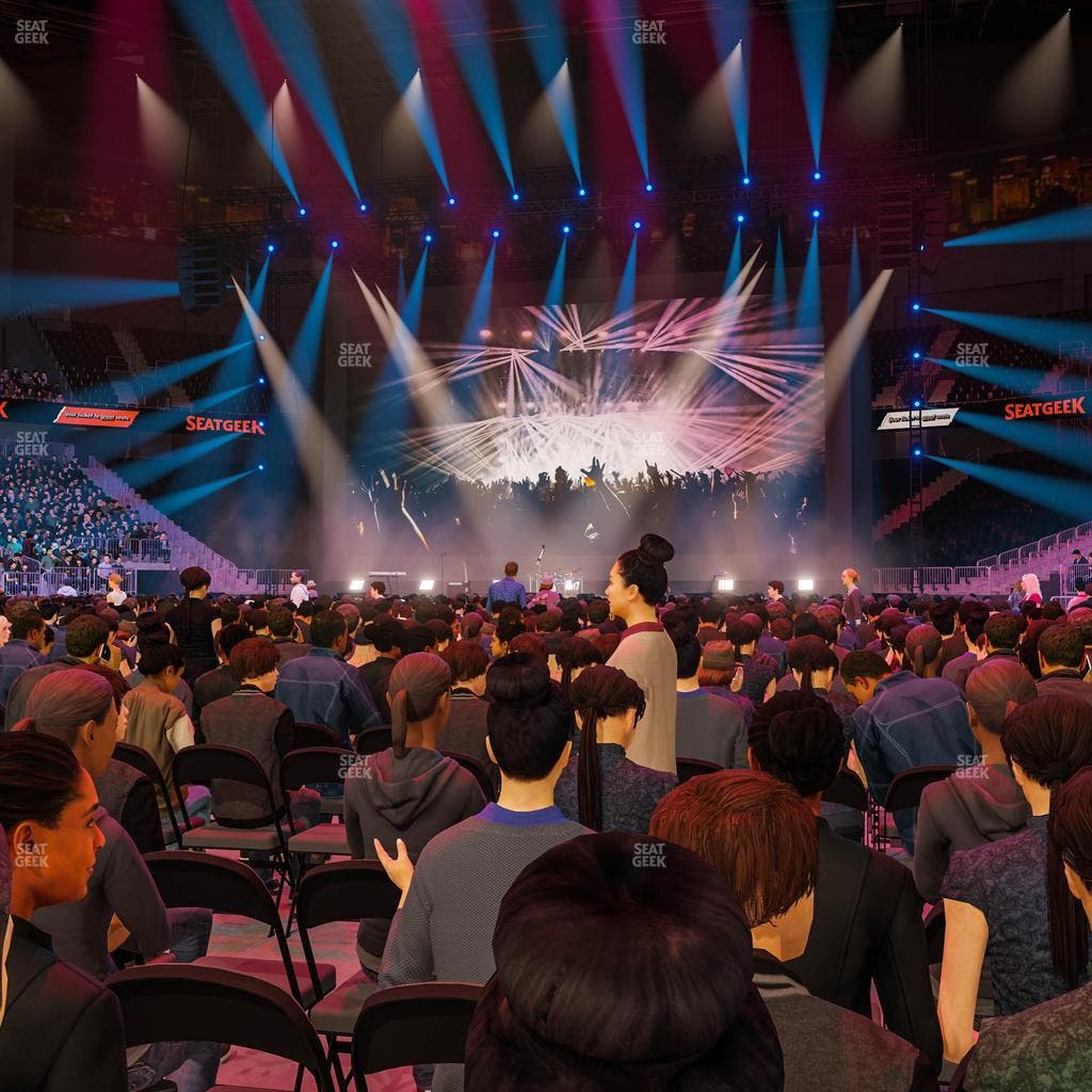 T-Mobile Arena - Section Floor J Seat View