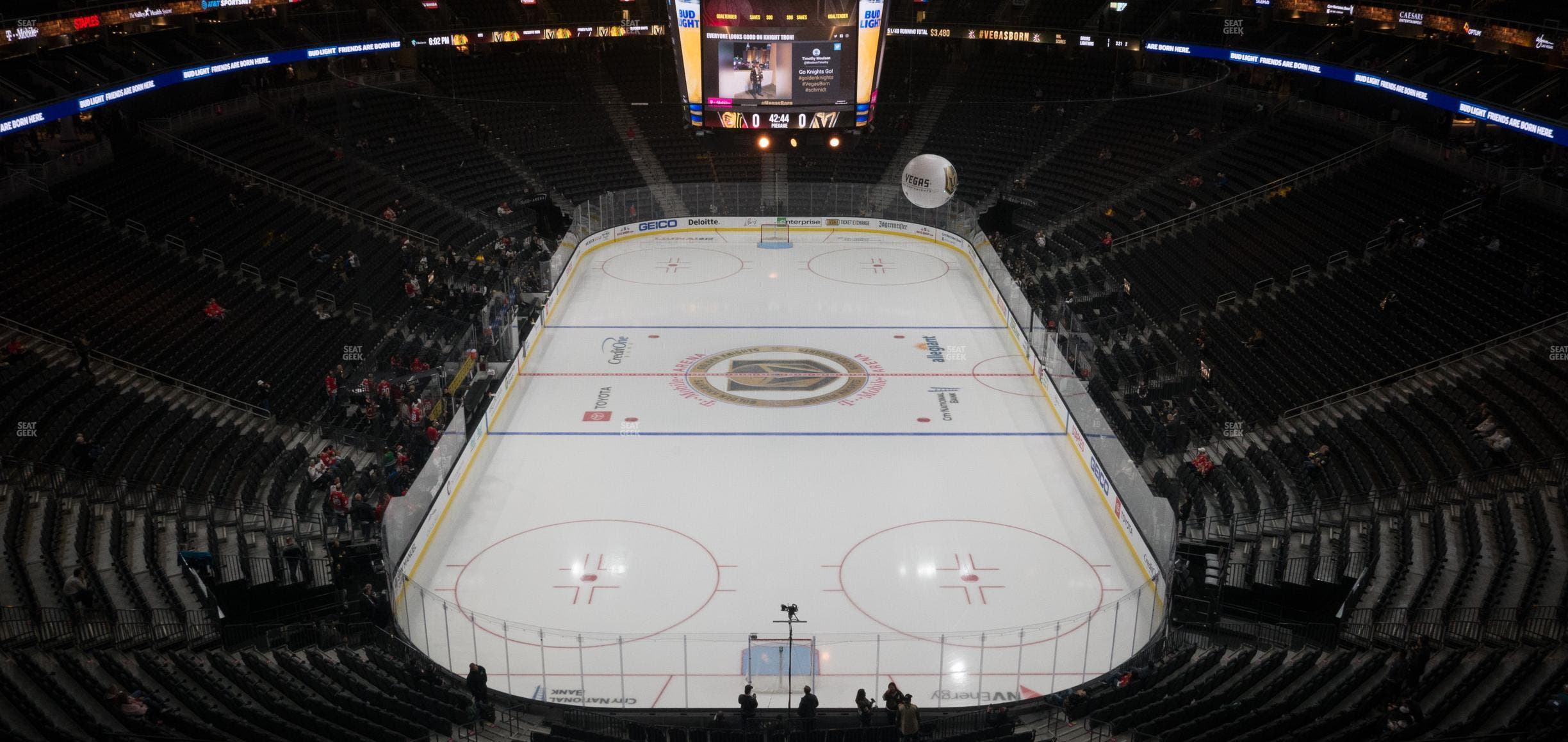 T-Mobile Arena - Section Hyde Lounge Seat View