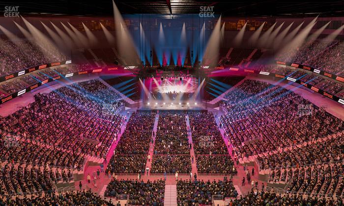 T-Mobile Arena - Section Hyde Lounge Seat View