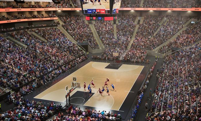 T-Mobile Center - Section 215 Seat View