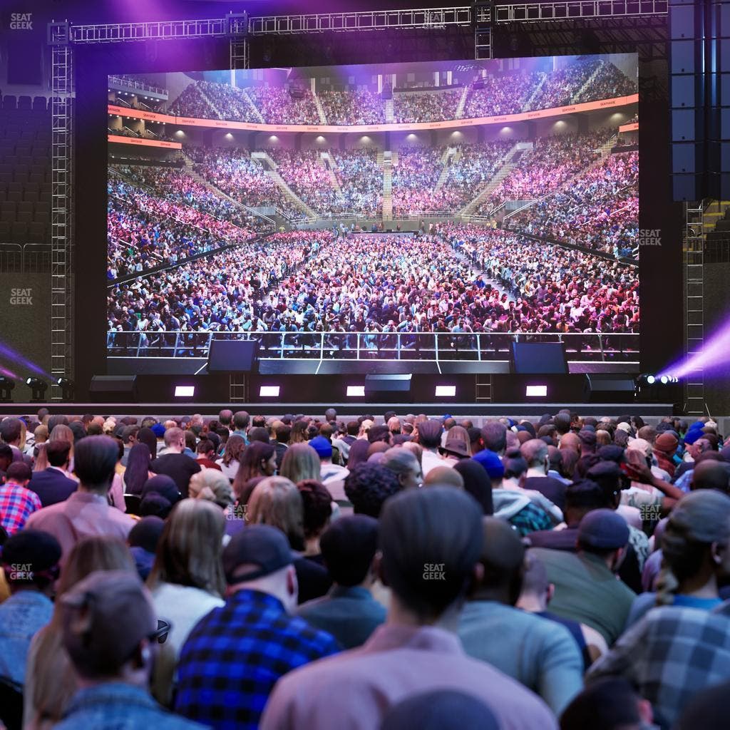 T-Mobile Center - Section Floor 1 Seat View