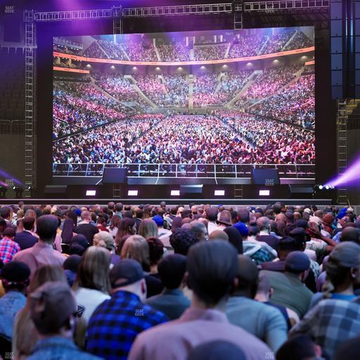 T-Mobile Center - Section Floor 1 Seat View