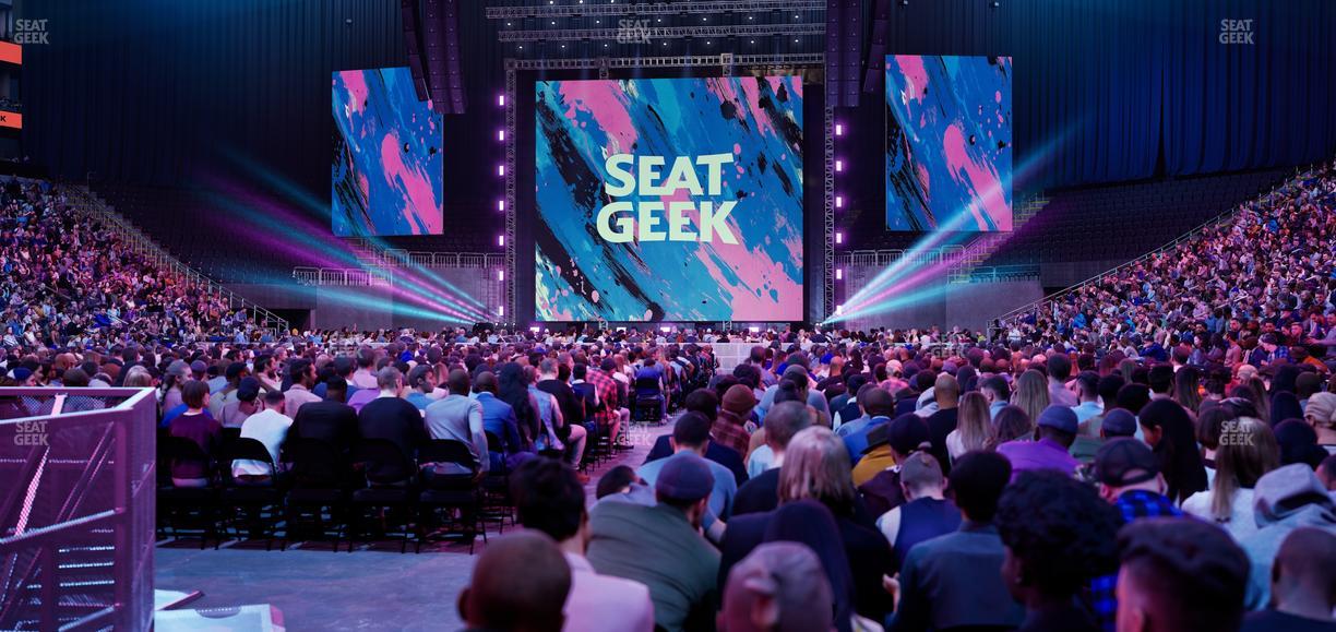 T-Mobile Center - Section Floor 4 Seat View