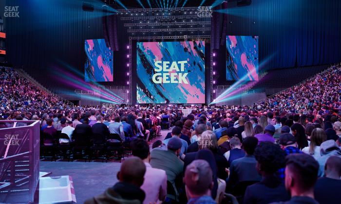 T-Mobile Center - Section Floor 4 Seat View