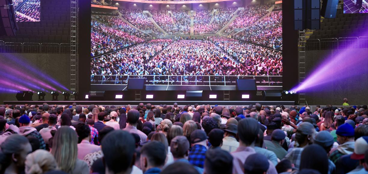 T-Mobile Center - Section Floor 4 Seat View