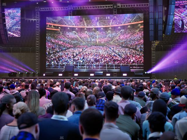 T-Mobile Center - Section Floor 4 Seat View