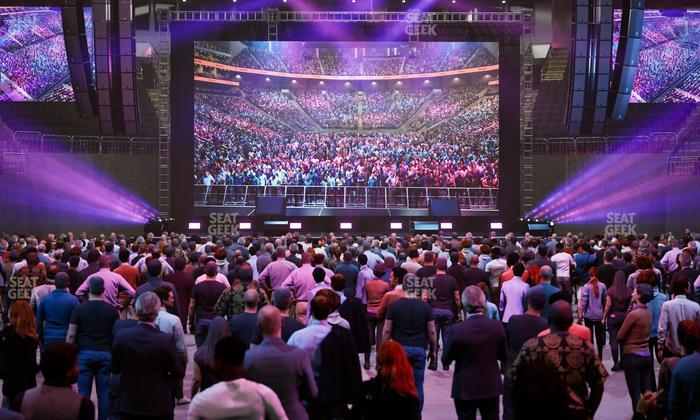 T-Mobile Center - Section Ga Floor Seat View