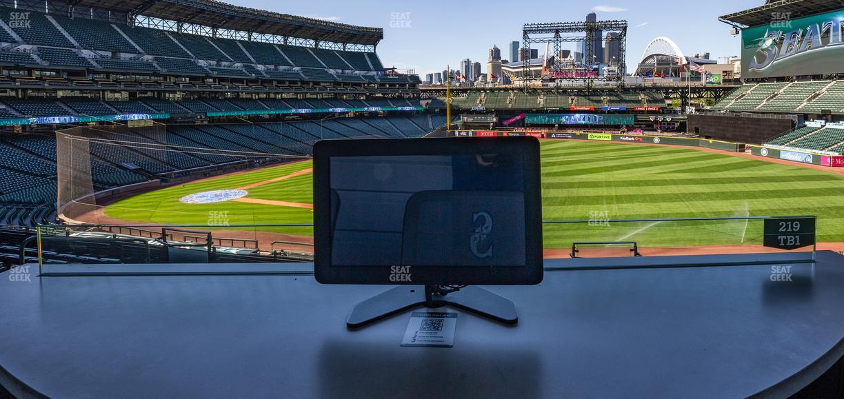 T-Mobile Park - Section 219 Table 1 Seat View