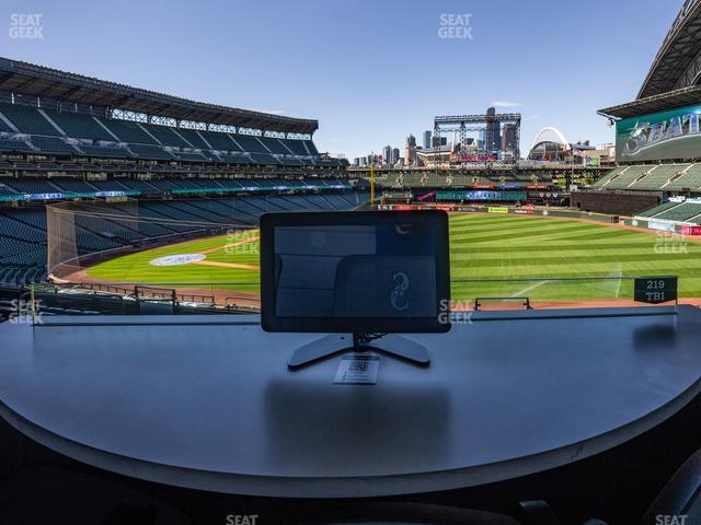 T-Mobile Park - Section 219 Table 1 Seat View