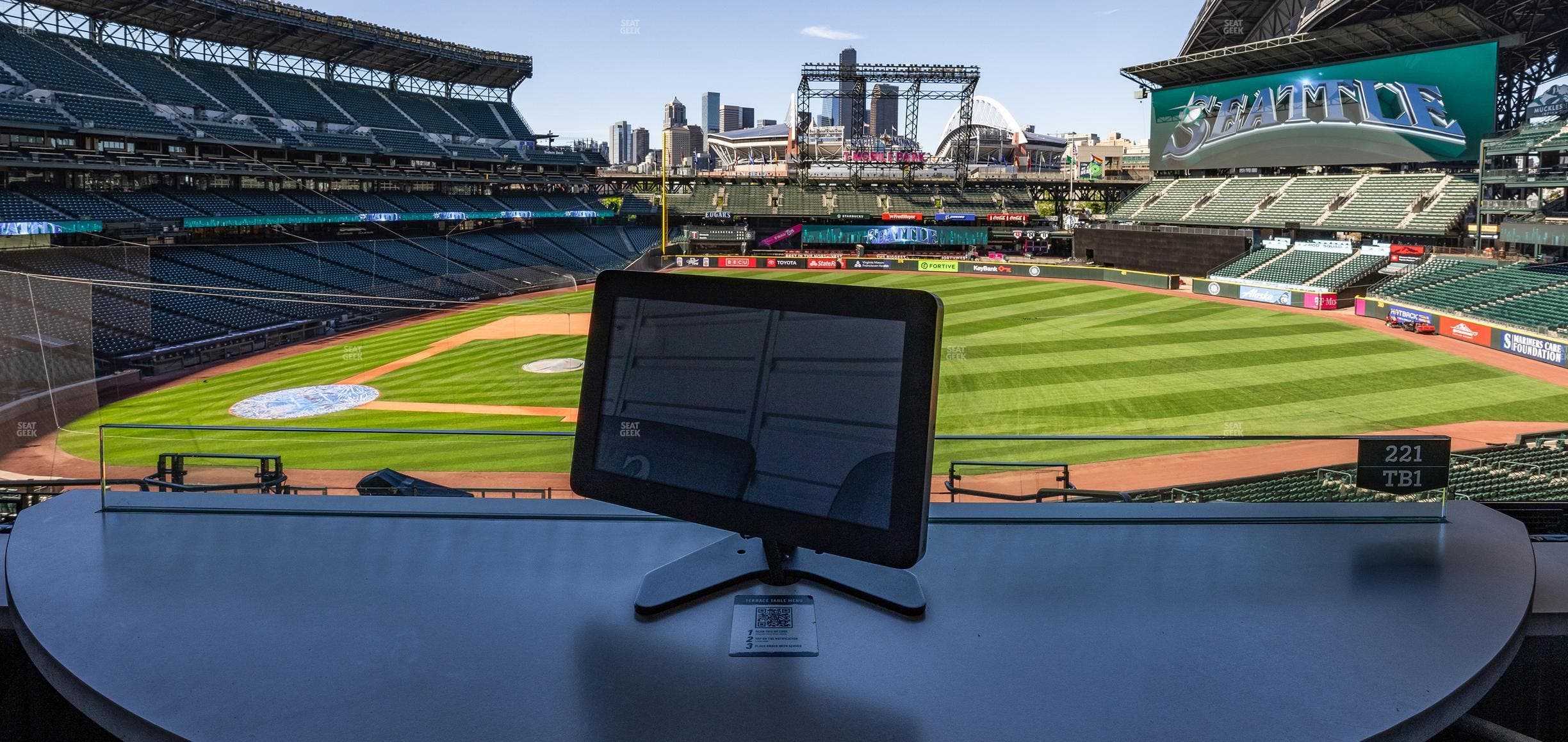 T-Mobile Park - Section 221 Table 1 Seat View