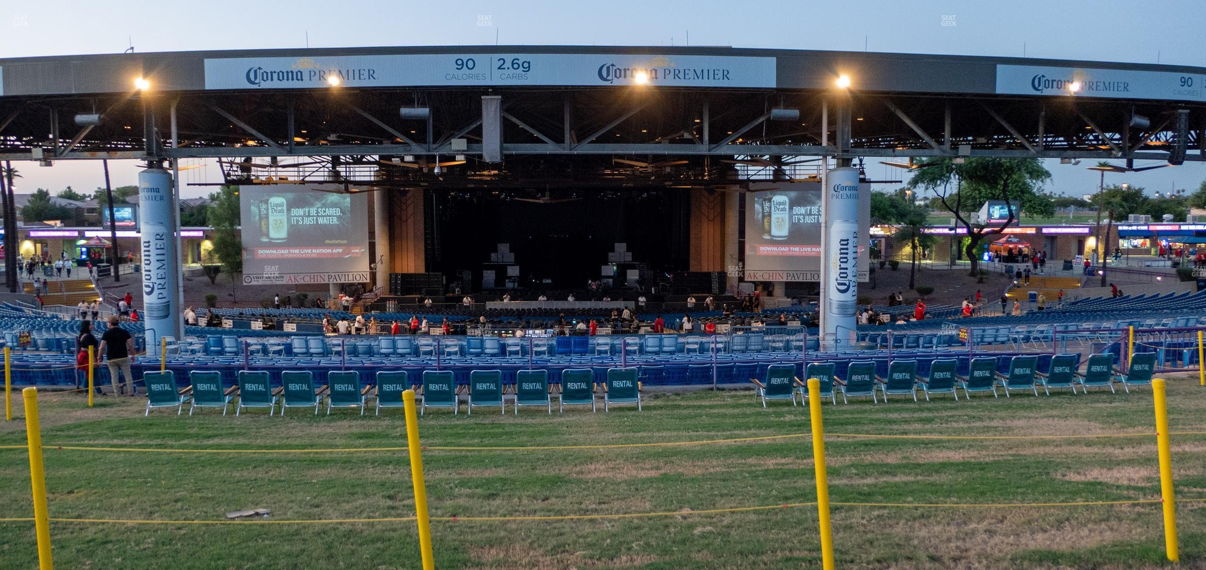 Talking Stick Resort Amphitheatre - Section Ga Lawn Seat View