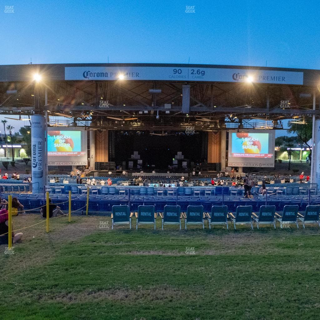 Talking Stick Resort Amphitheatre - Section Reserved Lawn Seat View