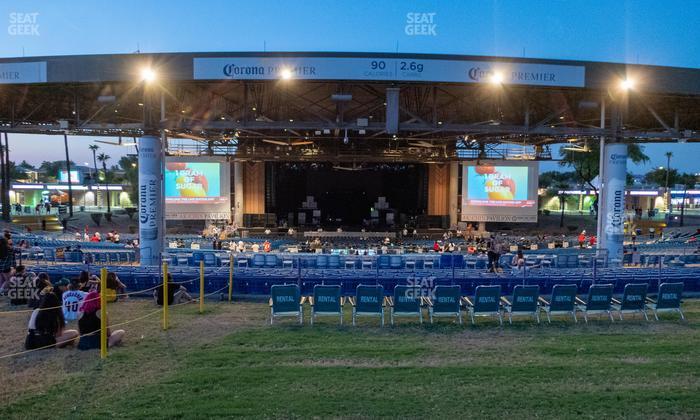 Talking Stick Resort Amphitheatre - Section Reserved Lawn Seat View