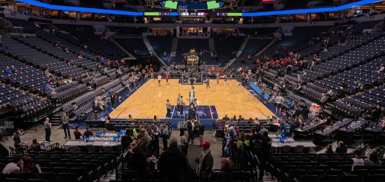 Target Center - Section 101 Seat View
