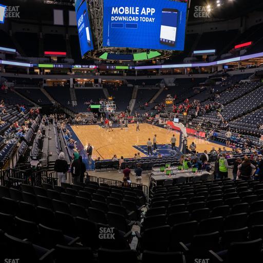 Target Center - Section 104 Seat View