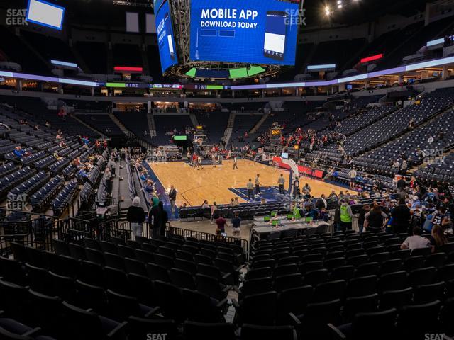 Target Center - Section 104 Seat View