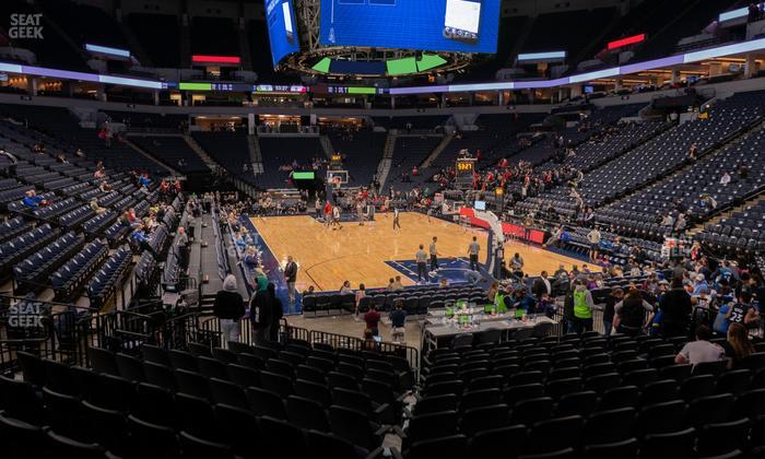 Target Center - Section 104 Seat View
